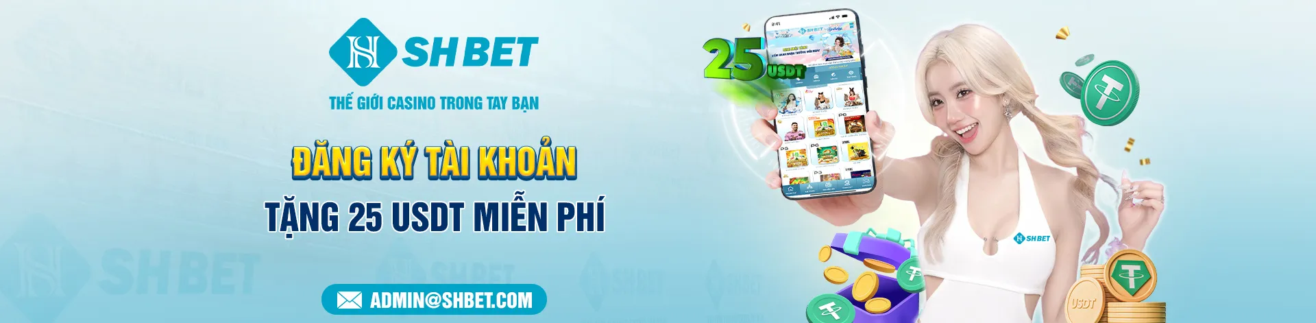 SHBET - Trang Chính Thức Của SHBET.COM | Casino Uy Tín #1 2026 2 Đăng ký SHBET nhận thưởng 25 USDT miễn phí